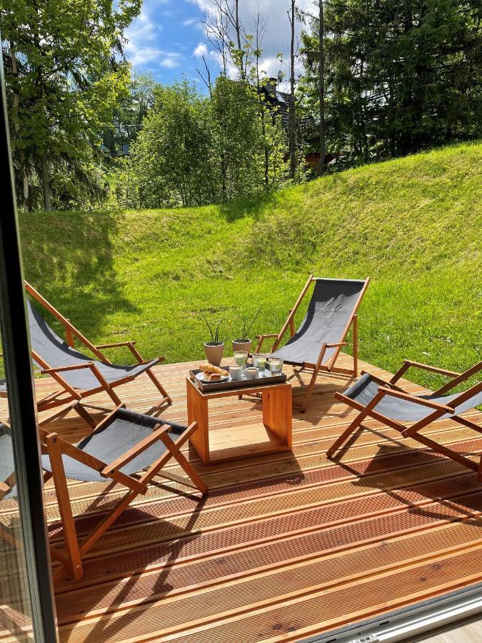 Apartament Zakopane Willa Hrube Parter Z Tarasem I Kominkiem Buitenkant foto